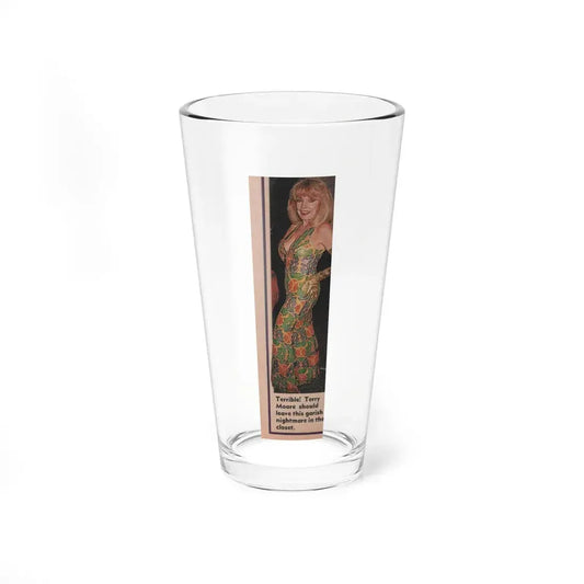Terry Moore #527 - 1.5x5 Magazine Page Photo Clipping (Vintage Female Icon) Pint Glass 16oz 16oz - Go Mug Yourself