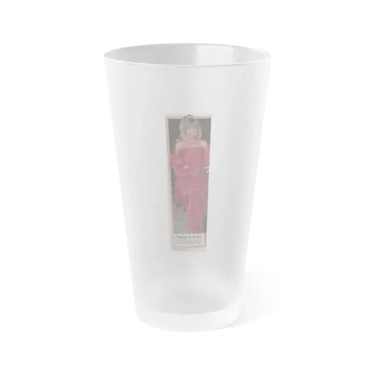 Terry Moore #529 - 3.25x11 Magazine Page Photo Clipping (Vintage Female Icon) Frosted Pint Glass 16oz 16oz Frosted - Go Mug Yourself