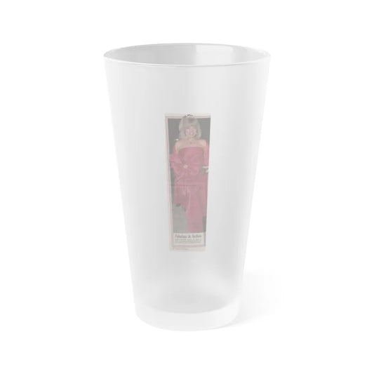 Terry Moore #529 - 3.25x11 Magazine Page Photo Clipping (Vintage Female Icon) Frosted Pint Glass 16oz-16oz-Frosted-Go Mug Yourself