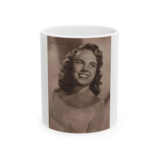 Terry Moore #530 - 8x11.5 Picturegoer Magazine Page Photo from 8-13-49 (Vintage Female Icon) White Coffee Mug 11oz - Go Mug Yourself