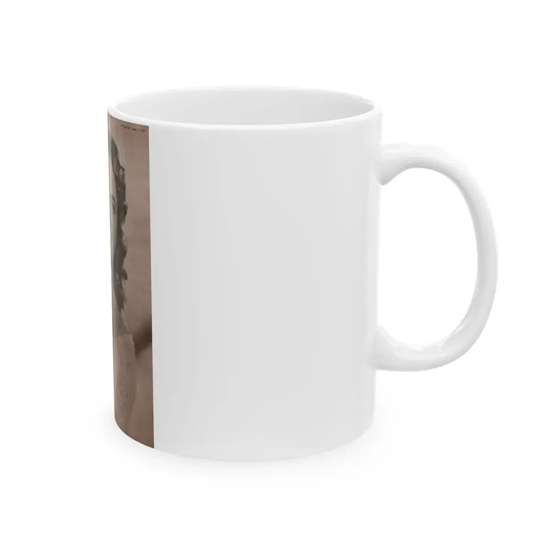 Terry Moore #530 - 8x11.5 Picturegoer Magazine Page Photo from 8-13-49 (Vintage Female Icon) White Coffee Mug - Go Mug Yourself