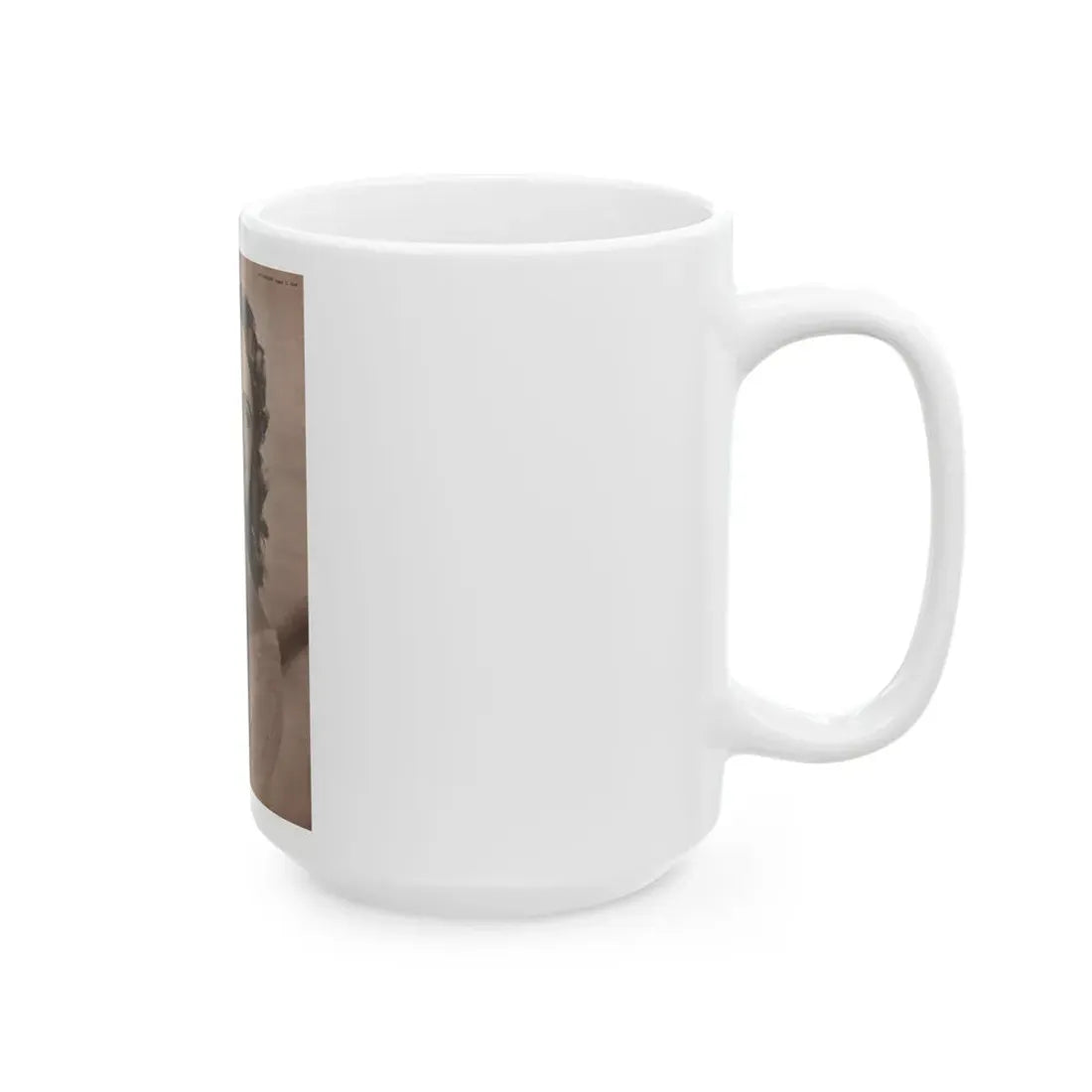 Terry Moore #530 - 8x11.5 Picturegoer Magazine Page Photo from 8-13-49 (Vintage Female Icon) White Coffee Mug - Go Mug Yourself