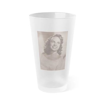 Terry Moore #530 - 8x11.5 Picturegoer Magazine Page Photo from 8-13-49 (Vintage Female Icon) Frosted Pint Glass 16oz-16oz-Frosted-Go Mug Yourself