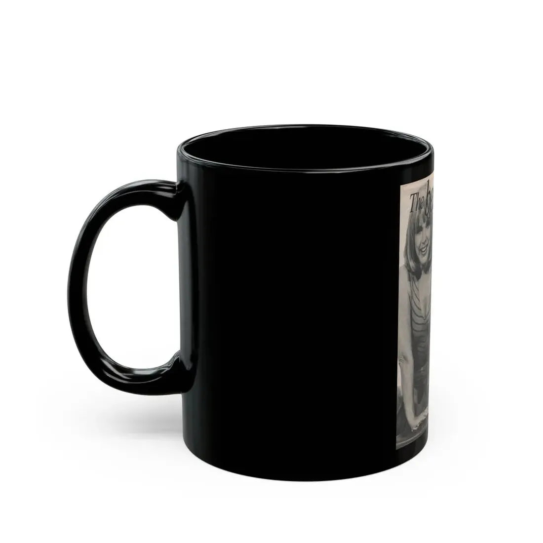 Terry Moore #531 - Magazine Page Photo & Article (Vintage Female Icon) Black Coffee Mug - Go Mug Yourself