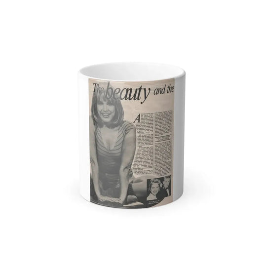 Terry Moore #531 - Magazine Page Photo & Article (Vintage Female Icon) Color Changing Mug 11oz 11oz - Go Mug Yourself