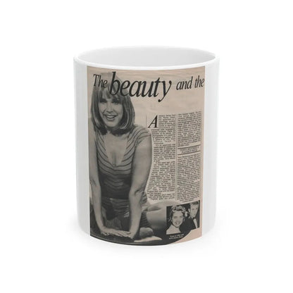 Terry Moore #531 - Magazine Page Photo & Article (Vintage Female Icon) White Coffee Mug 11oz - Go Mug Yourself