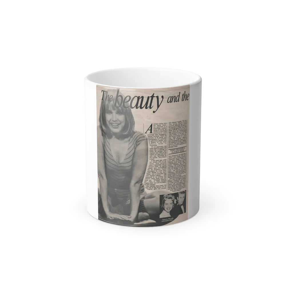 Terry Moore #531 - Magazine Page Photo & Article (Vintage Female Icons) Color Changing Mug 11oz-11oz-Go Mug Yourself