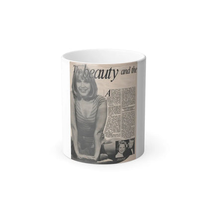 Terry Moore #531 - Magazine Page Photo & Article (Vintage Female Icons) Color Changing Mug 11oz-11oz-Go Mug Yourself