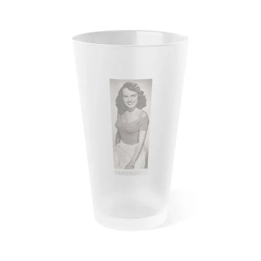 Terry Moore #532 - 3.5x9 Magazine Page Photo Clipping (Vintage Female Icon) Frosted Pint Glass 16oz 16oz Frosted - Go Mug Yourself