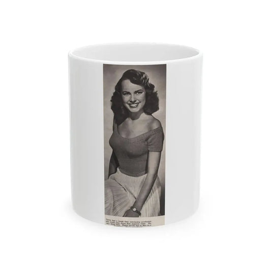 Terry Moore #532 - 3.5x9 Magazine Page Photo Clipping (Vintage Female Icon) White Coffee Mug 11oz - Go Mug Yourself