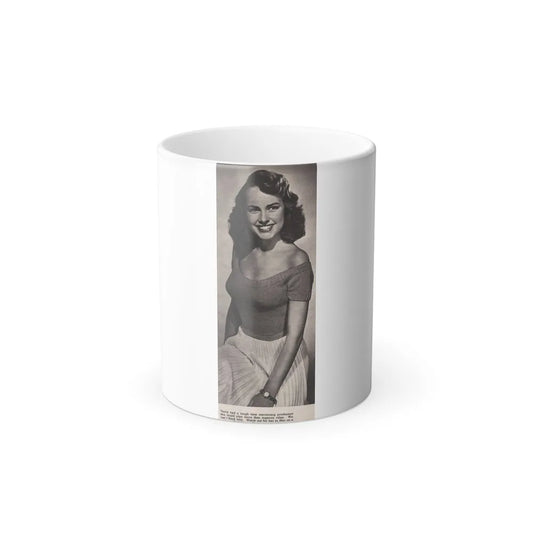 Terry Moore #532 - 3.5x9 Magazine Page Photo Clipping (Vintage Female Icons) Color Changing Mug 11oz-11oz-Go Mug Yourself