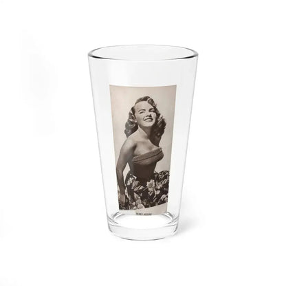 Terry Moore #533 - 3x5 Magazine Page Photo Clipping (Vintage Female Icon) Pint Glass 16oz 16oz - Go Mug Yourself