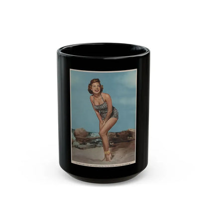 Terry Moore #536 - 6x8 Magazine Page Photo Clipping (Vintage Female Icon) Black Coffee Mug 15oz - Go Mug Yourself