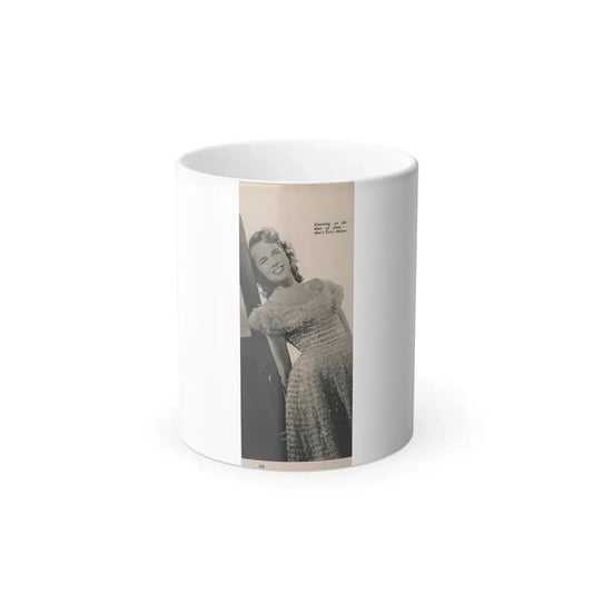 Terry Moore #538 - 63.4x9.5 Magazine Page Photo Clipping (Vintage Female Icon) Color Changing Mug 11oz 11oz - Go Mug Yourself