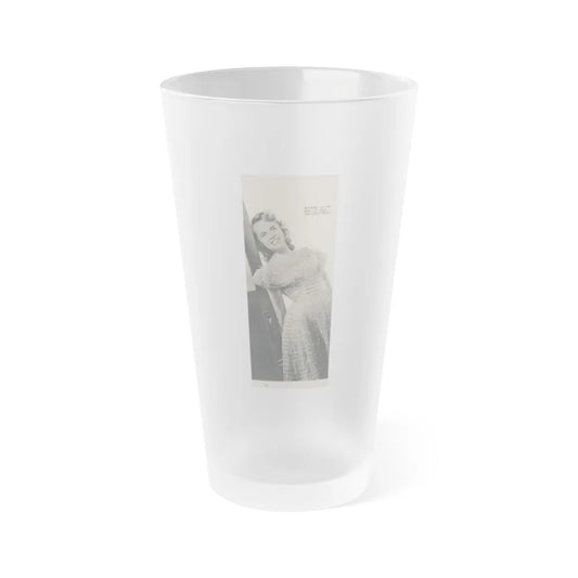 Terry Moore #538 - 63.4x9.5 Magazine Page Photo Clipping (Vintage Female Icon) Frosted Pint Glass 16oz-16oz-Frosted-Go Mug Yourself