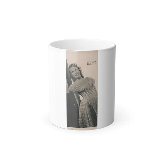 Terry Moore #538 - 63.4x9.5 Magazine Page Photo Clipping (Vintage Female Icons) Color Changing Mug 11oz-11oz-Go Mug Yourself