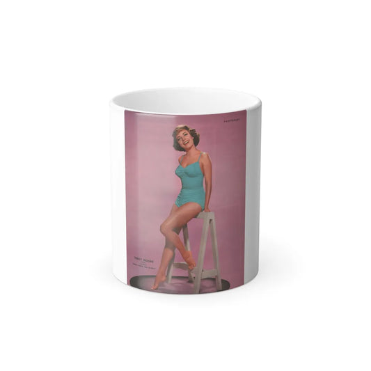 Terry Moore #539 - 8x11 60's Era Photoplay Magazine Page (Vintage Female Icons) Color Changing Mug 11oz-11oz-Go Mug Yourself
