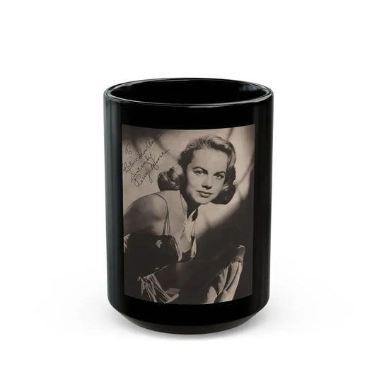 Terry Moore #540 - 8x10 Magazine Page Photo (Vintage Female Icon) Black Coffee Mug 15oz - Go Mug Yourself