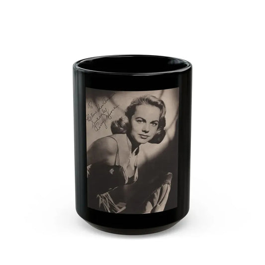Terry Moore #540 - 8x10 Magazine Page Photo (Vintage Female Icon) Black Coffee Mug 15oz - Go Mug Yourself