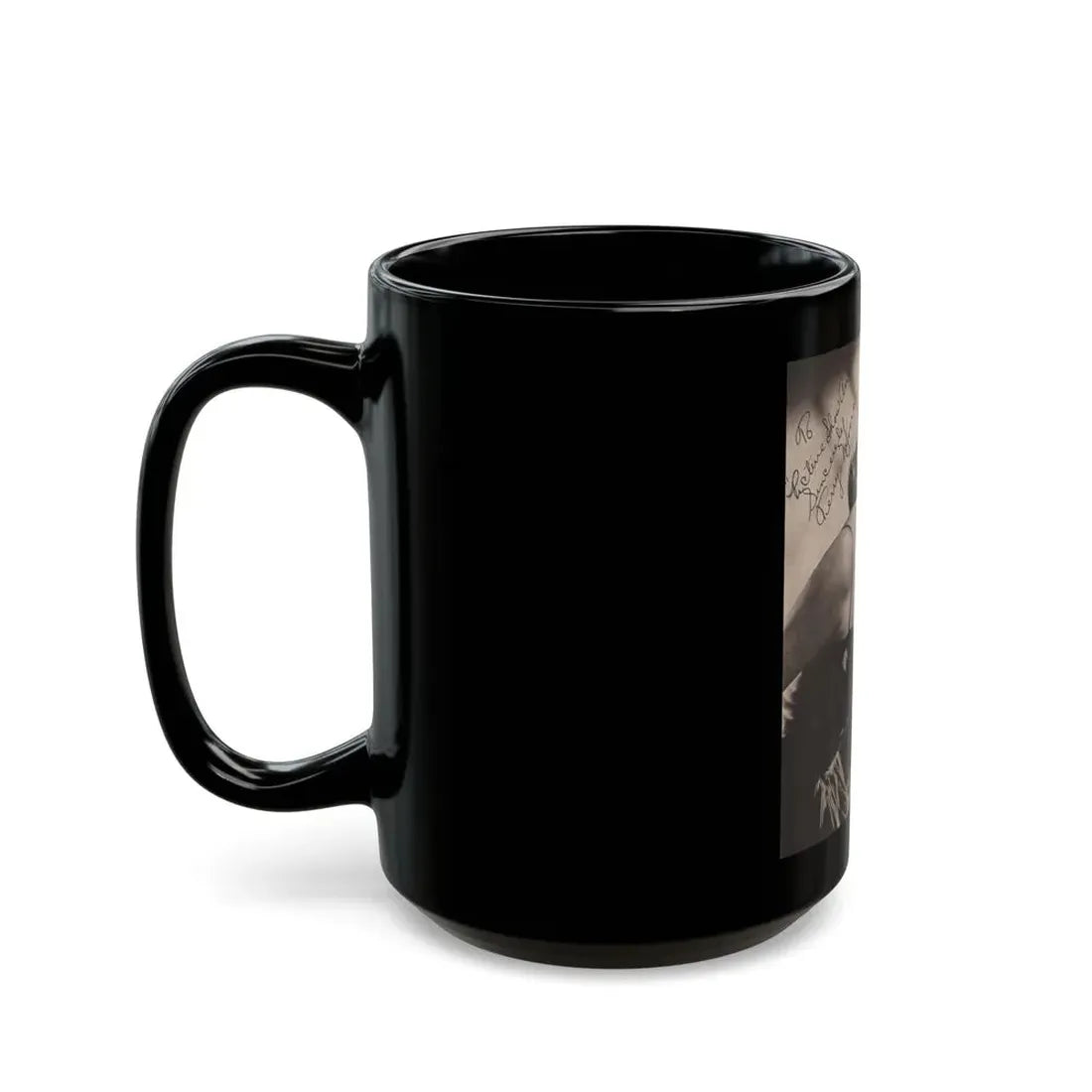 Terry Moore #540 - 8x10 Magazine Page Photo (Vintage Female Icon) Black Coffee Mug - Go Mug Yourself