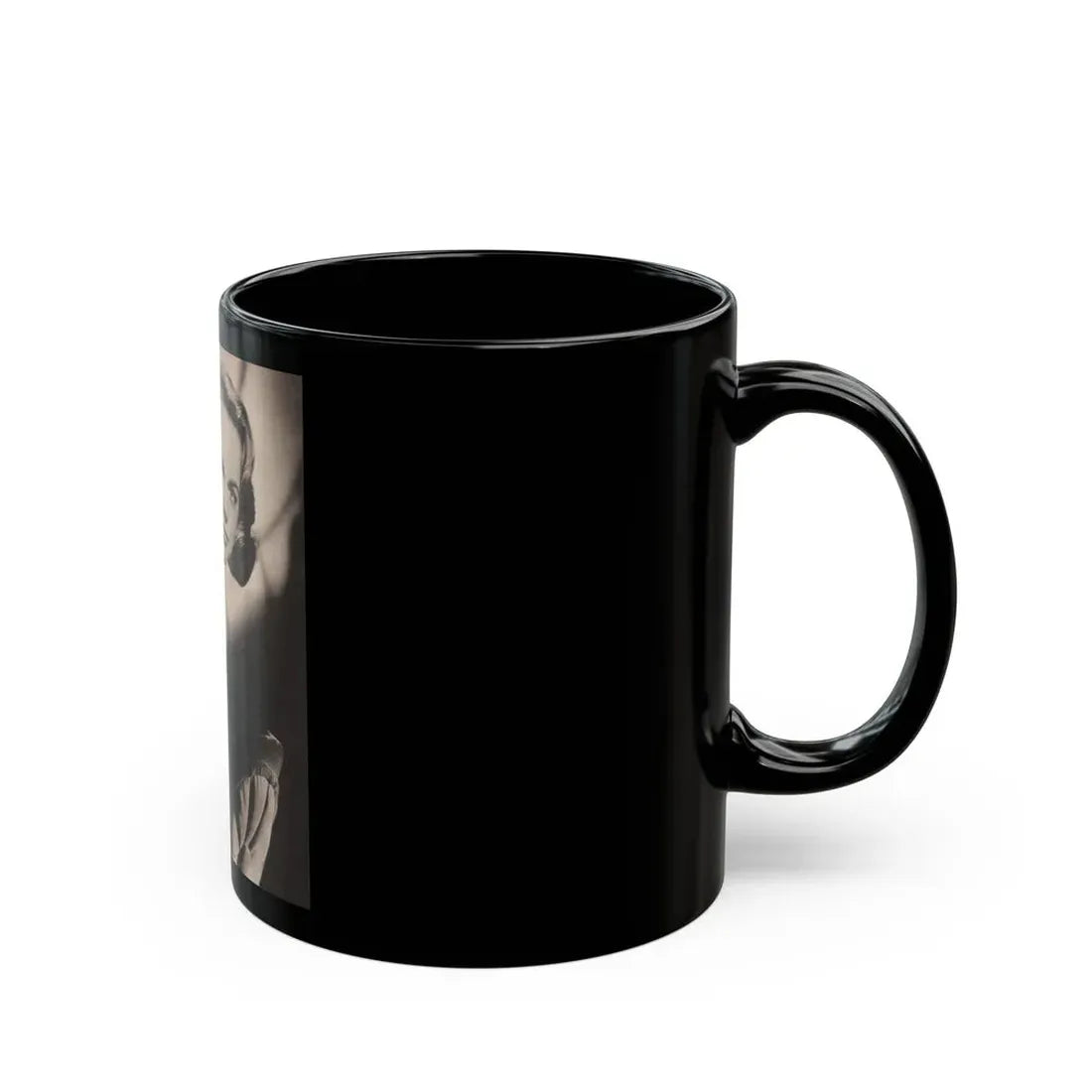 Terry Moore #540 - 8x10 Magazine Page Photo (Vintage Female Icon) Black Coffee Mug - Go Mug Yourself