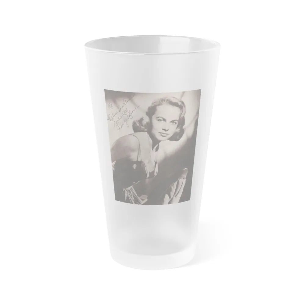 Terry Moore #540 - 8x10 Magazine Page Photo (Vintage Female Icon) Frosted Pint Glass 16oz-16oz-Frosted-Go Mug Yourself