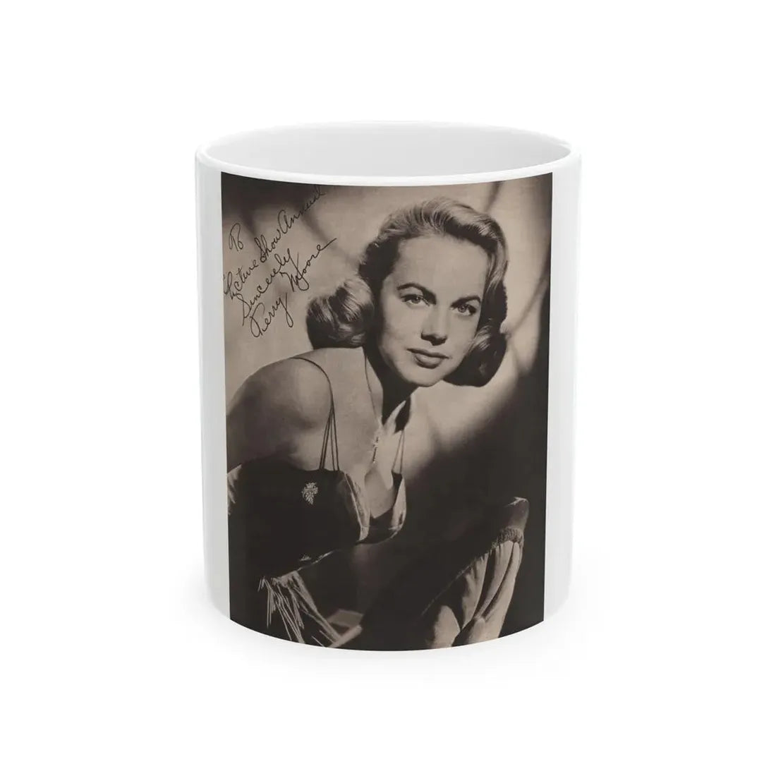 Terry Moore #540 - 8x10 Magazine Page Photo (Vintage Female Icon) White Coffee Mug 11oz - Go Mug Yourself