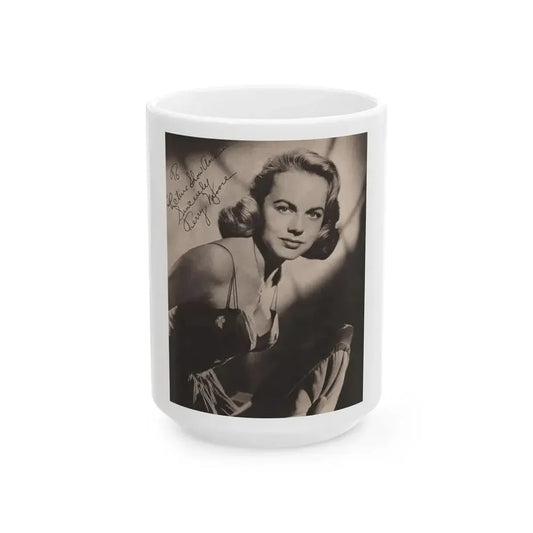 Terry Moore #540 - 8x10 Magazine Page Photo (Vintage Female Icon) White Coffee Mug 15oz - Go Mug Yourself