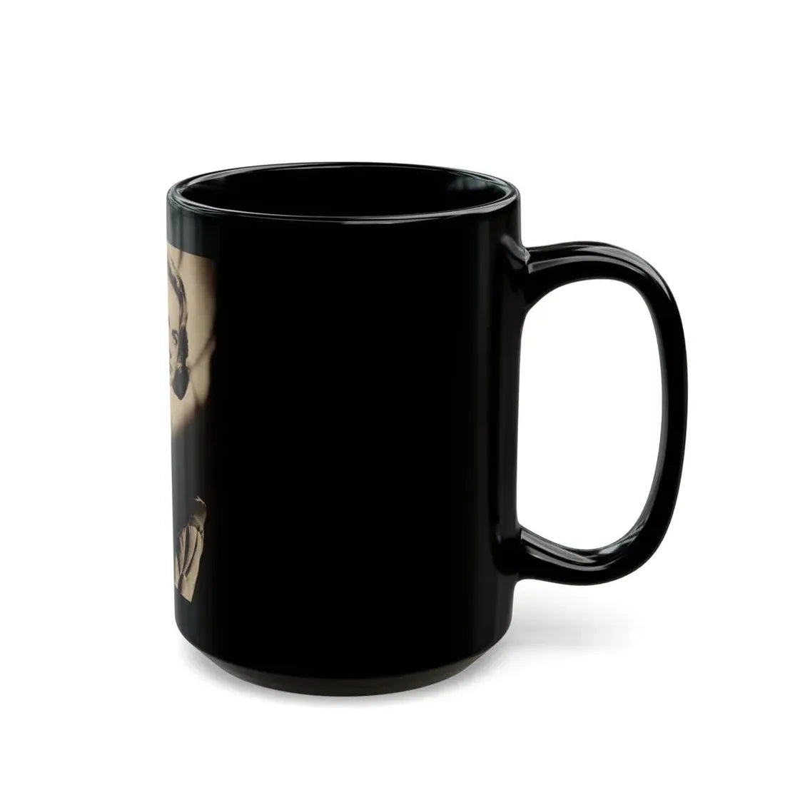 Terry Moore #540 - Magazine Page Photo (Vintage Female Icon) Black Coffee Mug - Go Mug Yourself