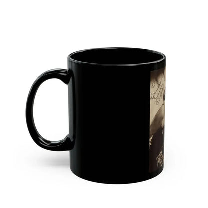 Terry Moore #540 - Magazine Page Photo (Vintage Female Icon) Black Coffee Mug - Go Mug Yourself