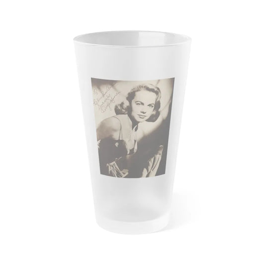 Terry Moore #540 - Magazine Page Photo (Vintage Female Icon) Frosted Pint Glass 16oz-16oz-Frosted-Go Mug Yourself
