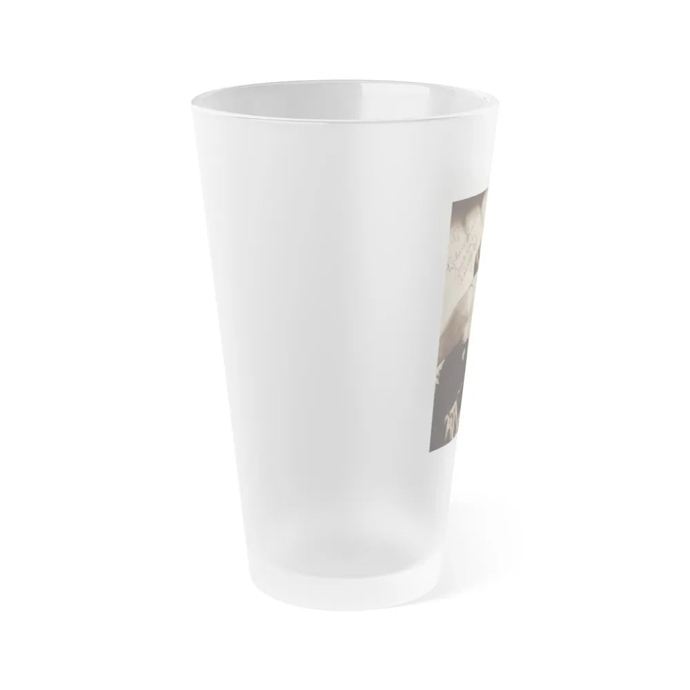 Terry Moore #540 - Magazine Page Photo (Vintage Female Icon) Frosted Pint Glass 16oz-Go Mug Yourself