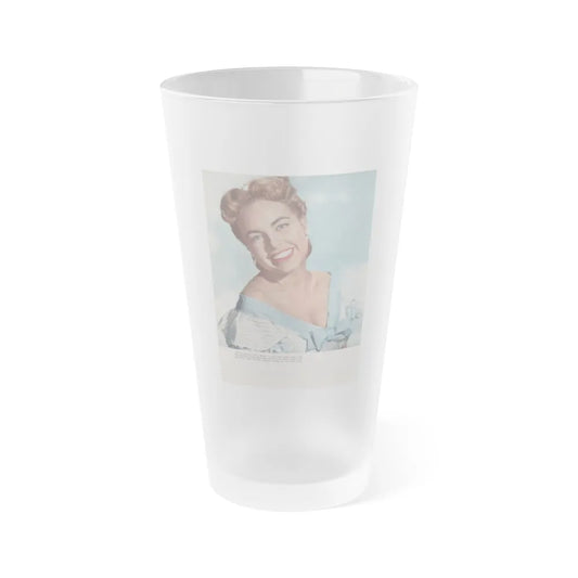 Terry Moore #541 - Magazine Page Photo (Vintage Female Icon) Frosted Pint Glass 16oz-16oz-Frosted-Go Mug Yourself