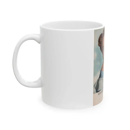 Terry Moore #541 - Magazine Page Photo (Vintage Female Icon) White Coffee Mug - Go Mug Yourself