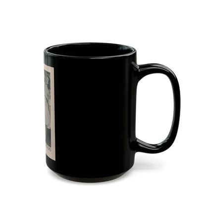 Terry Moore #542 - 7x9.5 Magazine Page Photo Clipping (Vintage Female Icon) Black Coffee Mug - Go Mug Yourself