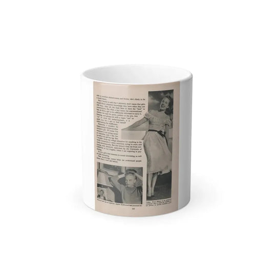 Terry Moore #542 - 7x9.5 Magazine Page Photo Clipping (Vintage Female Icon) Color Changing Mug 11oz 11oz - Go Mug Yourself