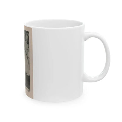Terry Moore #542 - 7x9.5 Magazine Page Photo Clipping (Vintage Female Icon) White Coffee Mug - Go Mug Yourself