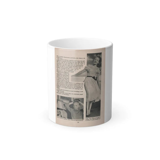 Terry Moore #542 - 7x9.5 Magazine Page Photo Clipping (Vintage Female Icons) Color Changing Mug 11oz-11oz-Go Mug Yourself