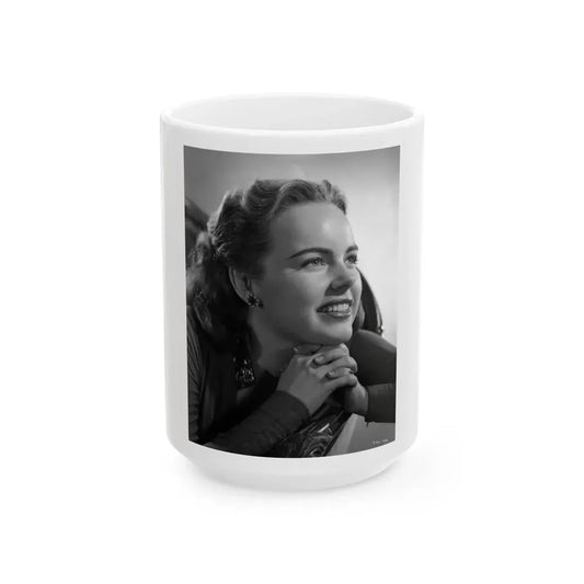 Terry Moore #547 (Vintage Female Icon) White Coffee Mug 15oz - Go Mug Yourself