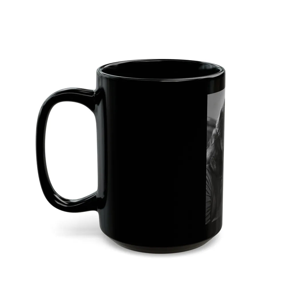 Terry Moore #5471 (Vintage Female Icon) Black Coffee Mug-Go Mug Yourself