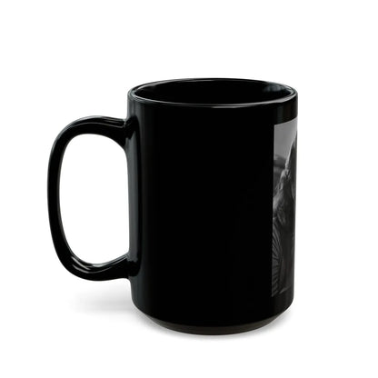 Terry Moore #5471 (Vintage Female Icon) Black Coffee Mug-Go Mug Yourself