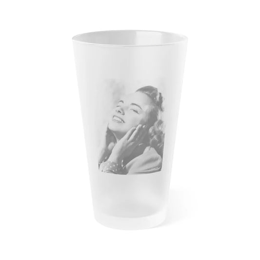 Terry Moore #548 (Vintage Female Icon) Frosted Pint Glass 16oz-16oz-Frosted-Go Mug Yourself