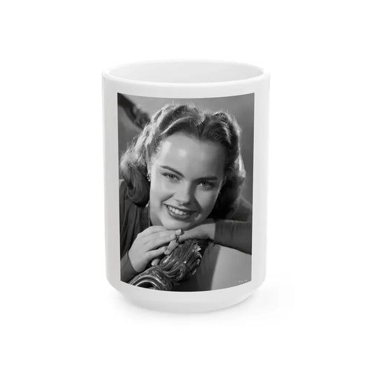 Terry Moore #549 (Vintage Female Icon) White Coffee Mug 15oz - Go Mug Yourself