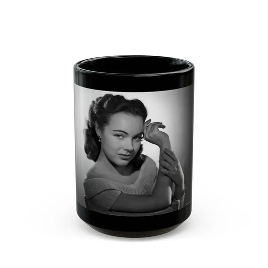 Terry Moore #550 (Vintage Female Icon) Black Coffee Mug 15oz - Go Mug Yourself