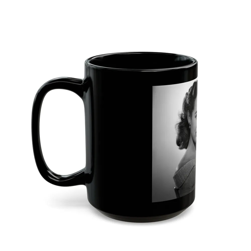 Terry Moore #550 (Vintage Female Icon) Black Coffee Mug-Go Mug Yourself