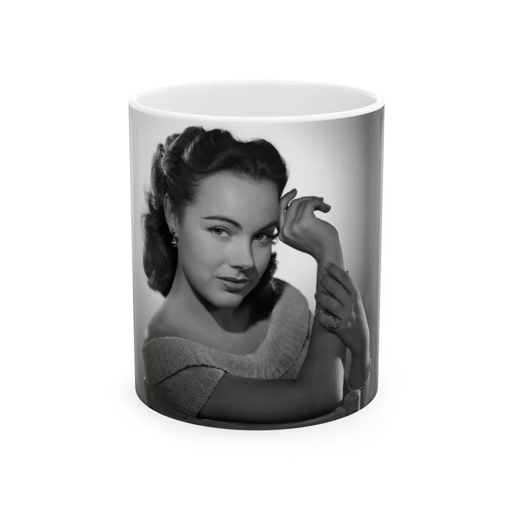 Terry Moore #550 (Vintage Female Icon) White Coffee Mug-11oz-Go Mug Yourself
