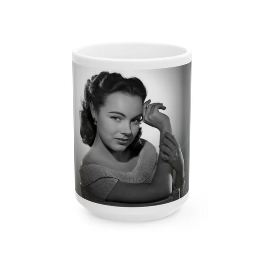 Terry Moore #550 (Vintage Female Icon) White Coffee Mug-15oz-Go Mug Yourself