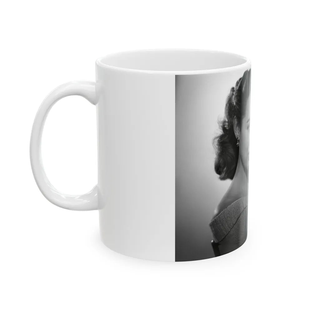 Terry Moore #550 (Vintage Female Icon) White Coffee Mug-Go Mug Yourself