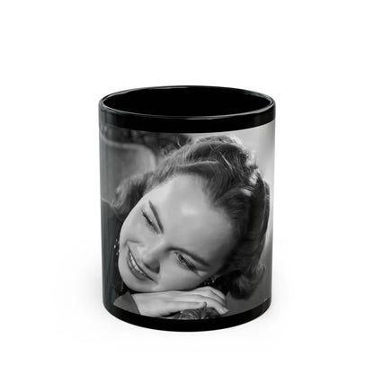 Terry Moore #552 (Vintage Female Icon) Black Coffee Mug-11oz-Go Mug Yourself