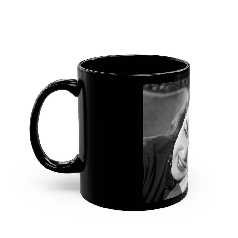 Terry Moore #552 (Vintage Female Icon) Black Coffee Mug-Go Mug Yourself